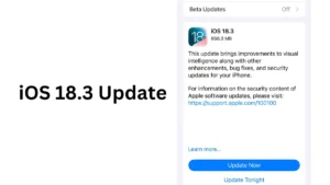 Apple ios 18.3 update