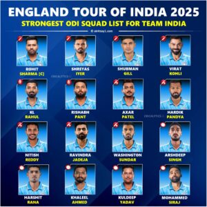 India vs. England ODI Series 2025